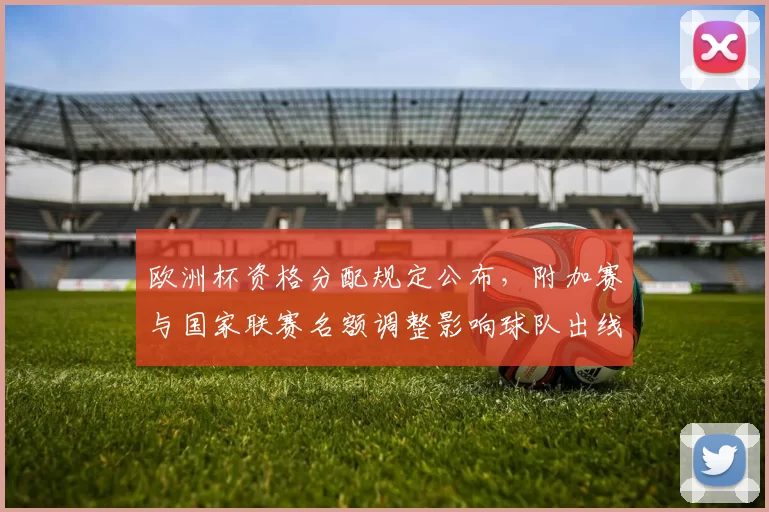 欧洲杯资格分配规定公布，附加赛与国家联赛名额调整影响球队出线路径